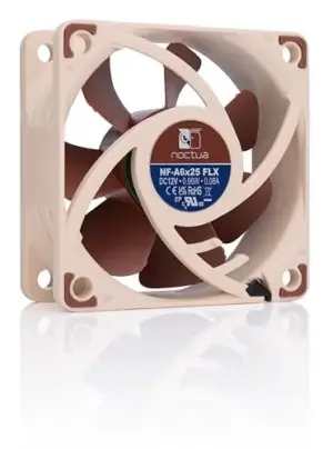 Noctua ventoinha para PC 60mm silenciosa NF-A6x25 FLX