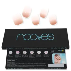 Nooves Folhas de Unhas de Gel Nude Deserto 20 folhas