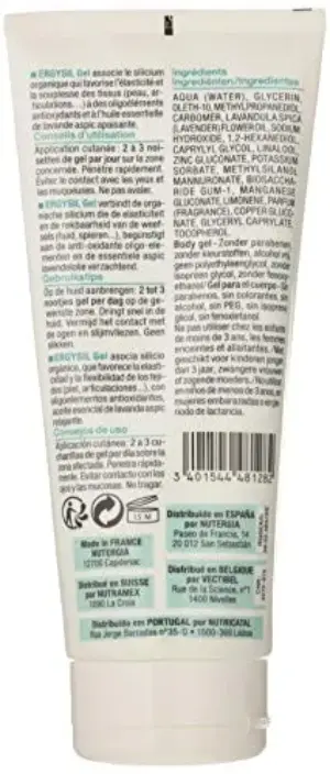 Nutergia Ergysil Gel 200ml Silicone Orgânico Lavanda