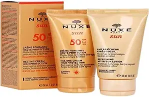 Nuxe Protetor Solar SPF50 Creme Facial e Leite Pós-Solar 50ml