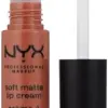 NYX Soft Matte Lip Cream Abu Dhabi Bege Rosado Acabamento Matte