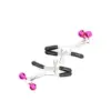 Ohmama Pinças Mamilos Rosa com Cascabel