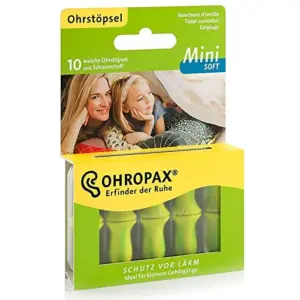 Ohropax Mini Soft 10 Unidades Espuma Macia