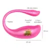 Oninder Nairobi Vibrador de Ovo Controle Remoto Pink Silicone