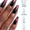 OPI Unhas Artificiais Swipe Night 30 Unidades