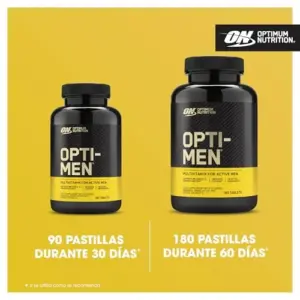 Optimum Nutrition Opti-Men 90 Cápsulas Vitaminas e Minerais para Energia e Imunidade