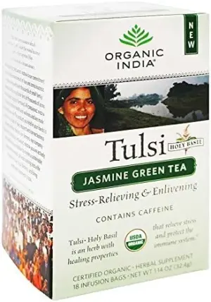 Organic India Infusão Bio Tulsi Jasmine Green