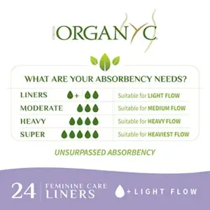 Organyc Penso Higiênico Diários 24 Unidades Algodão Orgânico