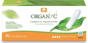 Organyc Tampões Super Plus 16 Unidades