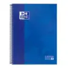 Oxford Caderno A4 Espiral 80 folhas Quadriculado 5×5