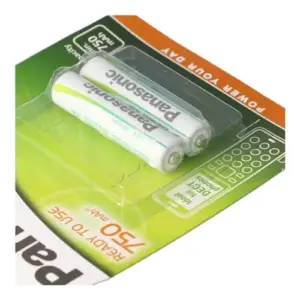 Panasonic Pilhas Recarregáveis AAA 750mAh Ni-Mh