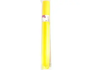 Papel Crepe Amarelo 50cm 2,5m