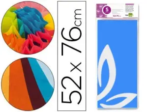 Papel de Seda fólio selvagem verde tamanho pequeno