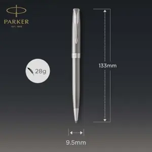 Parker Sonnet Aço Inoxidável Pintada Esferográfica Média