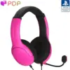 PDP Airlite Wired Auriculares Gaming Microfone Rosa