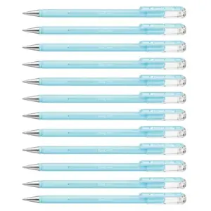 Pentel Caneta de Gel Azul Pastel 0,8 mm Traço Fino