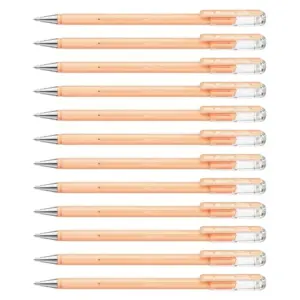 Pentel Caneta de Gel Laranja Pastel 0,8 mm Traço Médio