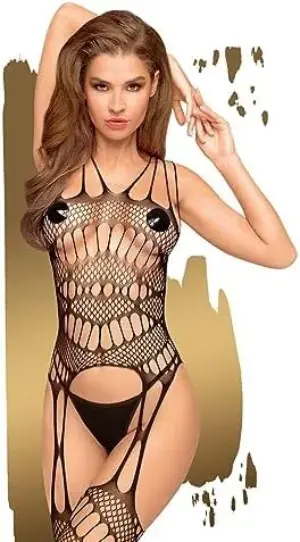 Penthouse Fatal Look Body Con Ligueros Preto XL