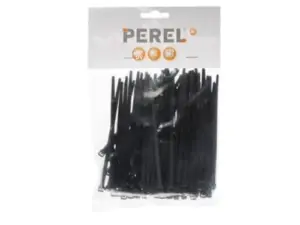 Perel Abracadeira plástica 120mmx4.6 resistente a raios UV 100 unidades