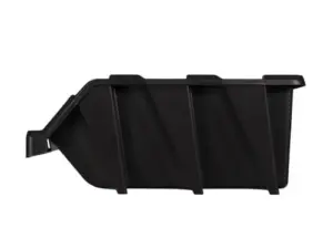 Perel Caixa Arrumação 217x360x155mm Preto