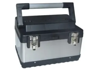 Perel Caixa de Ferramentas Inoxidável 380x270x225mm