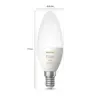 Philips Lâmpada LED Inteligente Vela E14 5,2W