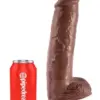 Pipedream King Cock 11″ Brown Silicone Realista
