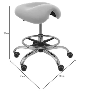 Piqueras y Crespo Alatoz Cadeira de escritório Cinza Ajuste ergonômico