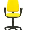 Piqueras y Crespo Algarra Bali Cadeira de Escritório Amarelo Ajuste Ergonômico