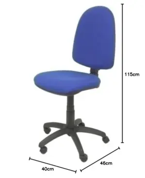 Piqueras y Crespo Ayna Cadeira Operativa Azul Gás