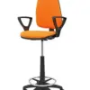 Piqueras y Crespo Cadeira de Escritório Laranja com Braços Regulável