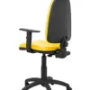Piqueras y Crespo Cadeira Operativa Amarelo Regulável
