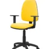 Piqueras y Crespo Cadeira Operativa Amarelo Regulável