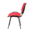 Piqueras y Crespo Cadeiras Empilháveis Estrutura Preta Assento Vermelho
