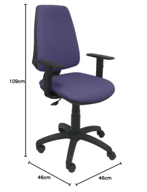 Piqueras y Crespo Elche Cadeira Operativa Azul Claro Ajuste Ergonômico