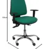 Piqueras y Crespo Elche S24 Cadeira de Escritório Verde