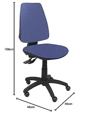Piqueras y Crespo Elche S Cadeira Operativa Azul Claro