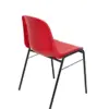Piqueras y Crespo Embalar Confiantes Cadeiras de Visita Ergonômicas Preto Vermelho