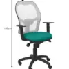 Piqueras y Crespo Jorquera Cadeira de Escritório Verde Turquesa