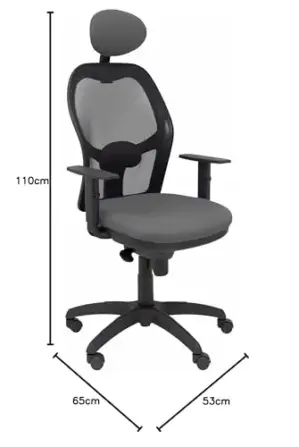 Piqueras y Crespo Jorquera Cadeira Operativa Cinzento