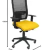 Piqueras y Crespo LI100SC Cadeira de Escritório forno bali Amarelo