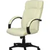 Piqueras y Crespo Madrid Cadeira de Escritório Creme Ajuste Ergonômico