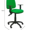 Piqueras y Crespo Tribaldos Cadeira de Escritório Verde Regulável