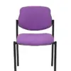 Piqueras y Crespo Villalgordo Bali Cadeira de Visitante Estrutura Preta Lilás