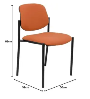 Piqueras y Crespo Villalgordo Bali Estrutura Preta Tecido Castanho