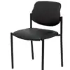 Piqueras y Crespo Villalgordo Cadeira de Visitante Estrutura Preta Tecido Preto