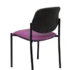 Piqueras y Crespo Villalgordo Cadeira de Visitante Estrutura Preta Tecido Roxo