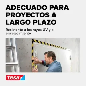 Tesa Fita de Marca amarela/preta PVC resistente