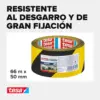 Tesa Fita de Marca amarela/preta PVC resistente