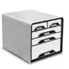 Cep Classificador de Secretária 5 Gavetas Branco/preto 360x288x270 mm
